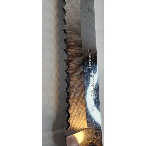 Forgecraft Stainless Steel 6 Piece vintage Knife Set USA 5 Knives 1 Fork - Picture 11 of 12